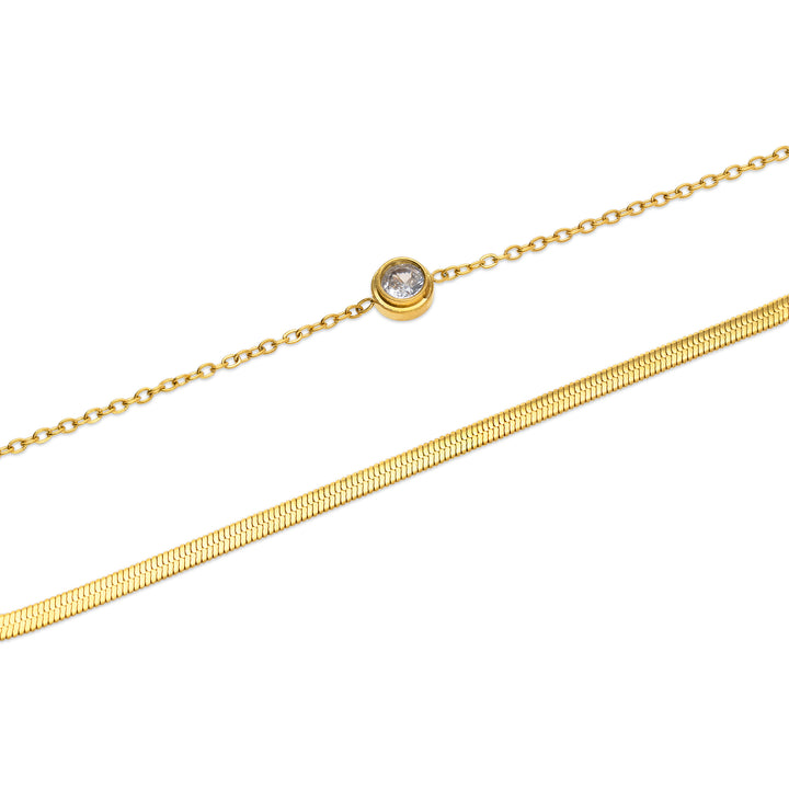 Solvej - Duo Chain Bracelet Stainless Steel