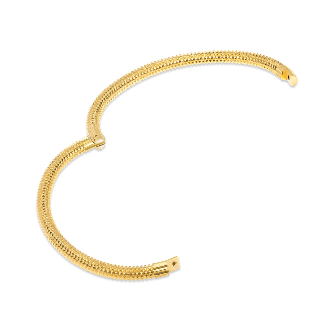 Laerke - Bracelet arrondi en acier inoxydable
