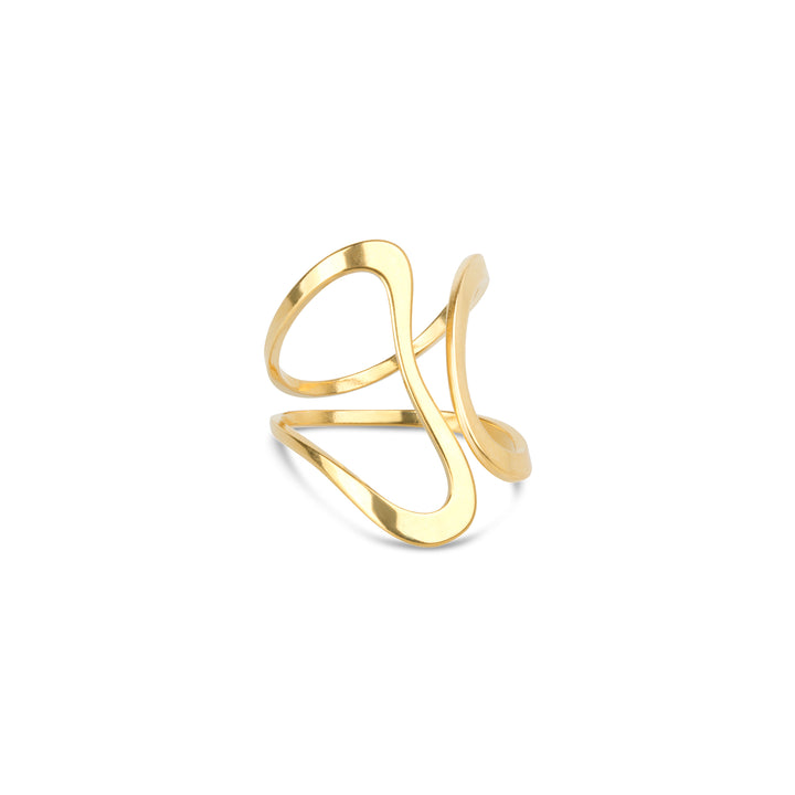 Minou - Abstract Ring Stainless Steel