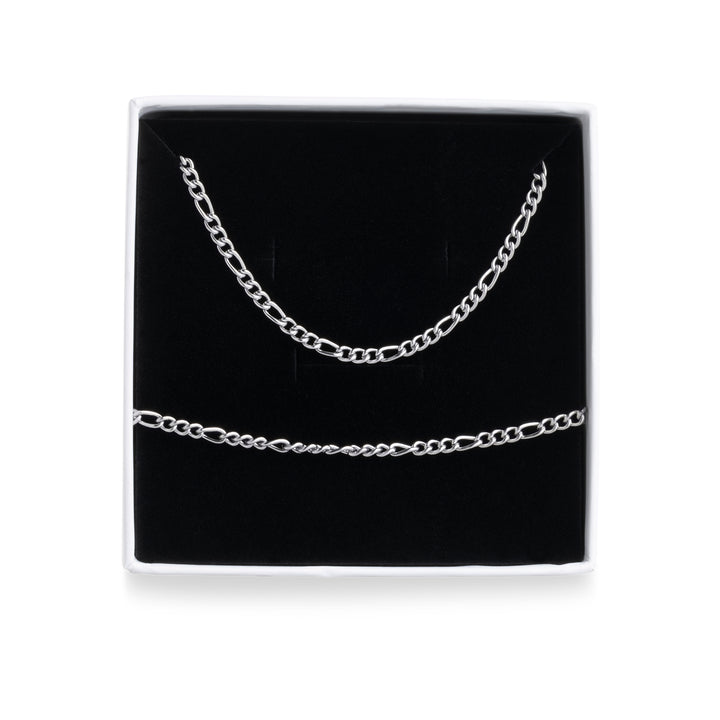 Hedda ketting- en armbandsset roestvrij staal