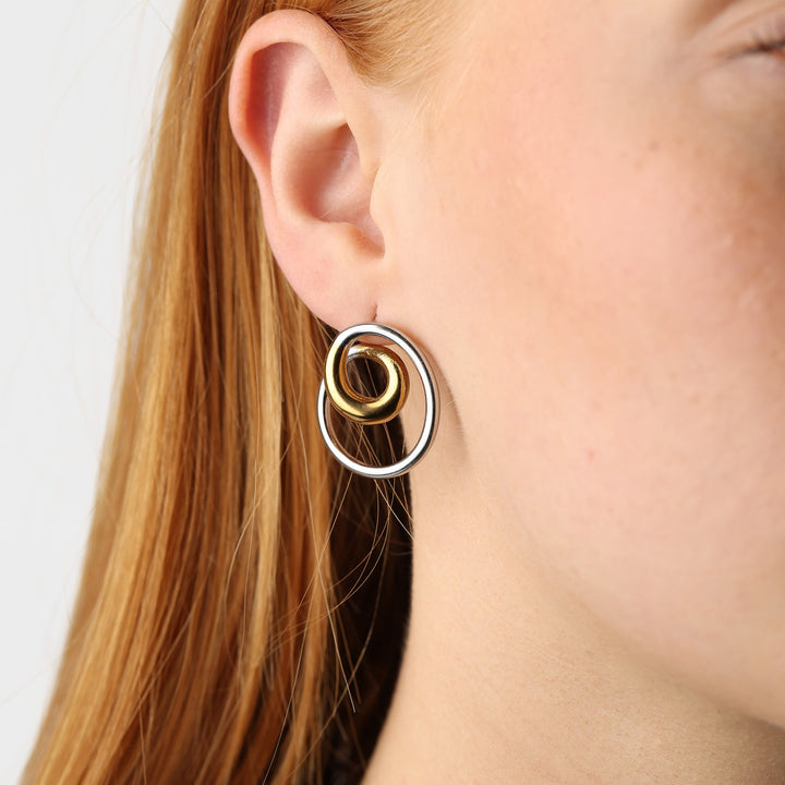 Lara - Swirl Oorknopjes Roestvrij Staal