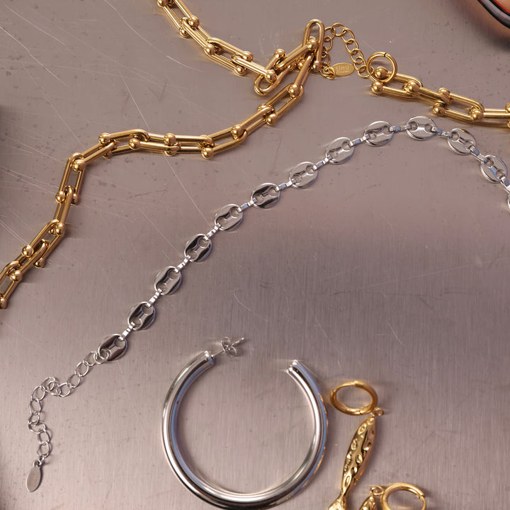 Betty - Ketting met Paperclip Schakel Roestvrij Staal