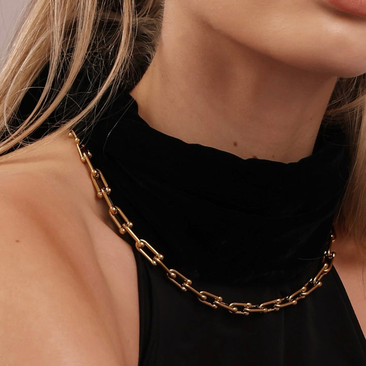 Betty - Ketting met Paperclip Schakel Roestvrij Staal