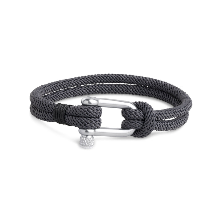 Adam - Bracelet en corde en acier inoxydable