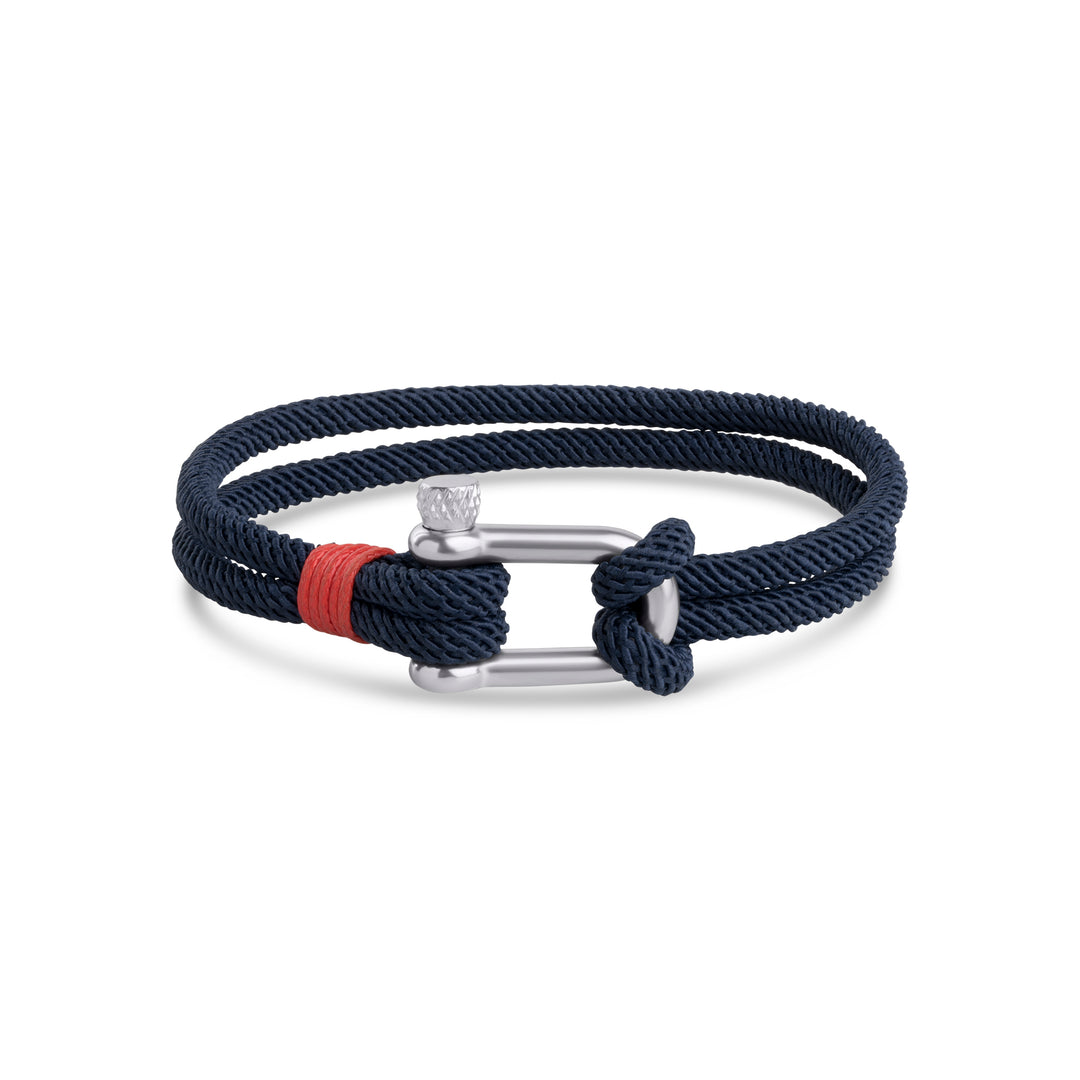 Adam - Bracelet en corde en acier inoxydable