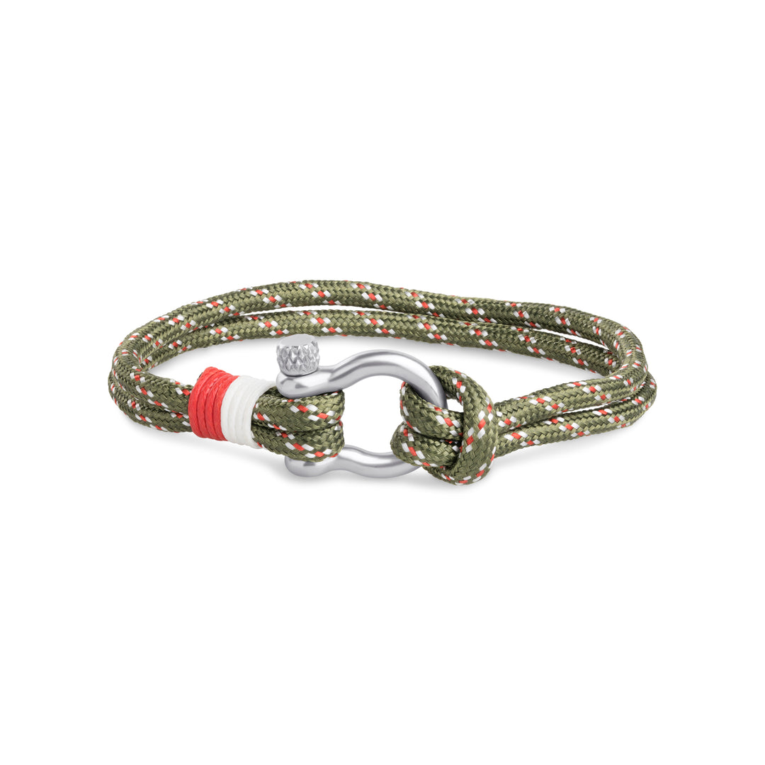 Adam - Bracelet en corde en acier inoxydable