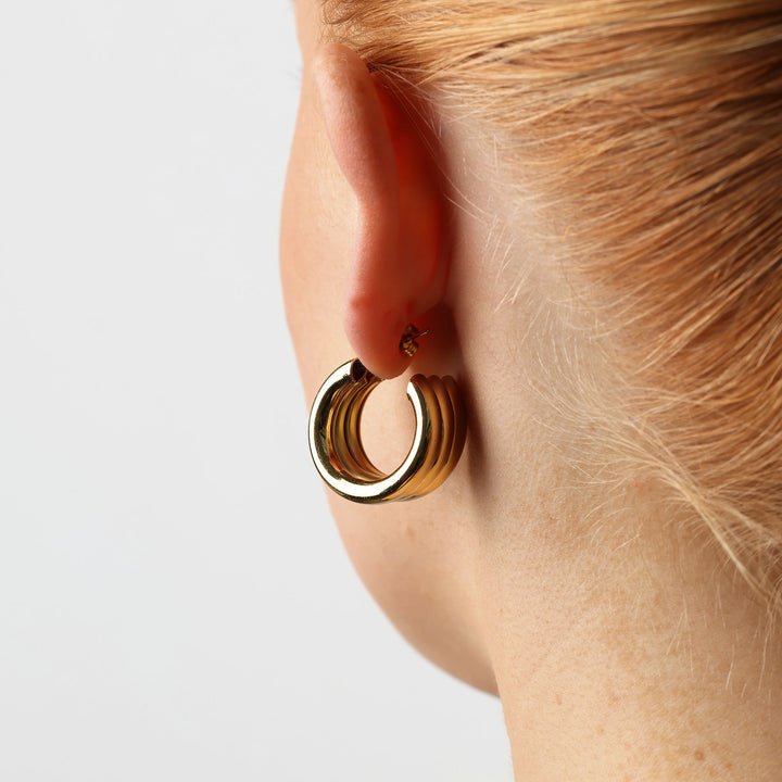 Liv - Meervoudig Gelaagde Oorknopjes Roestvrij Staal