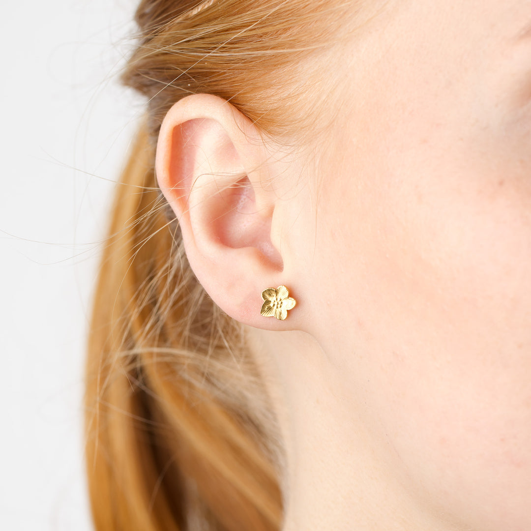 Sadia - Bloem Oorknopjes Roestvrij Staal