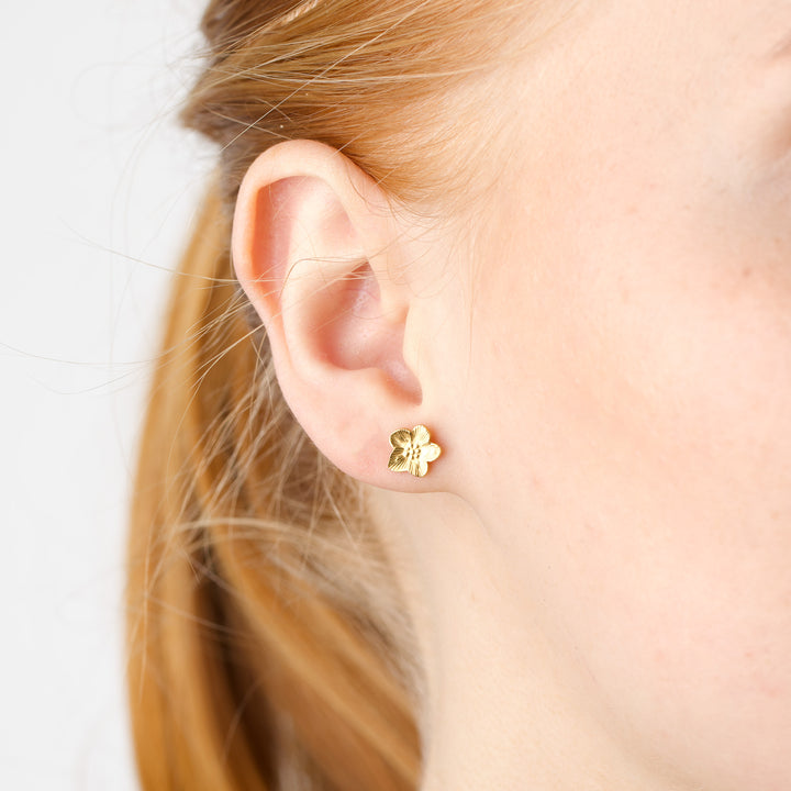 Sadia - Bloem Oorknopjes Roestvrij Staal