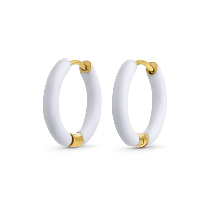 Kaja - Huggie Oorringen 17mm Roestvrij Staal