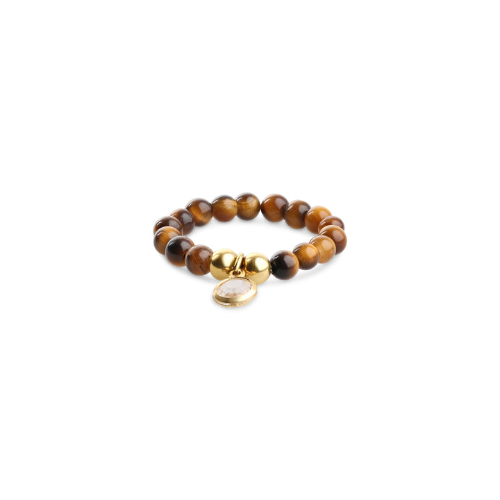 Hope - Bague en pierre en acier inoxydable