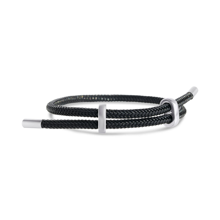 Henry - Bracelet en corde en acier inoxydable