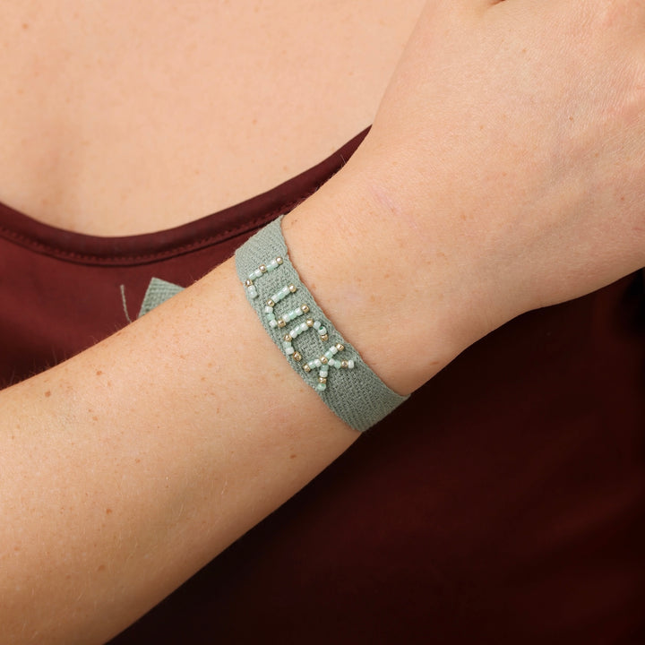 Elodie - Manifest Armband met Lint