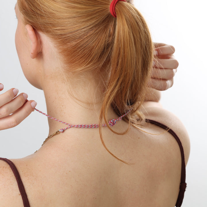 Ara - Collier de perles poisson en acier inoxydable