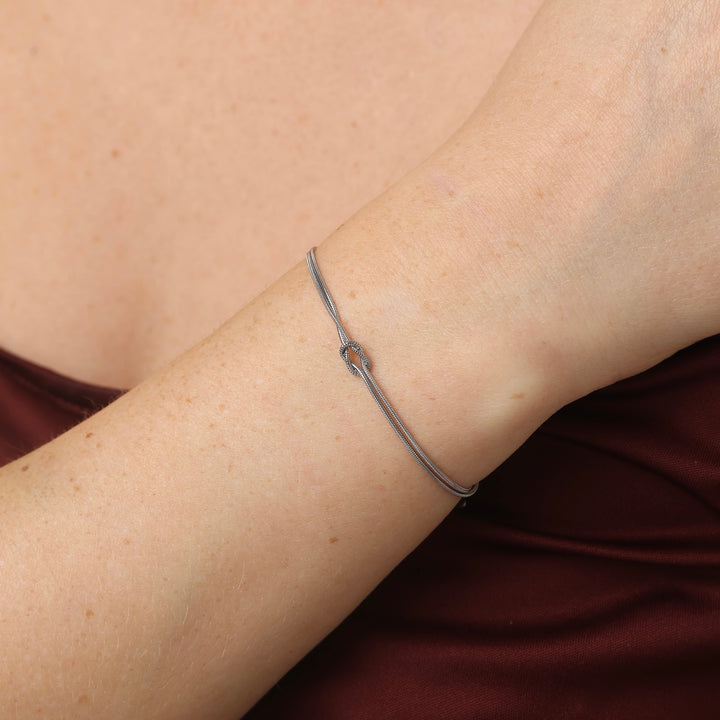 Mio - Knot Chain Armband Roestvrij Staal