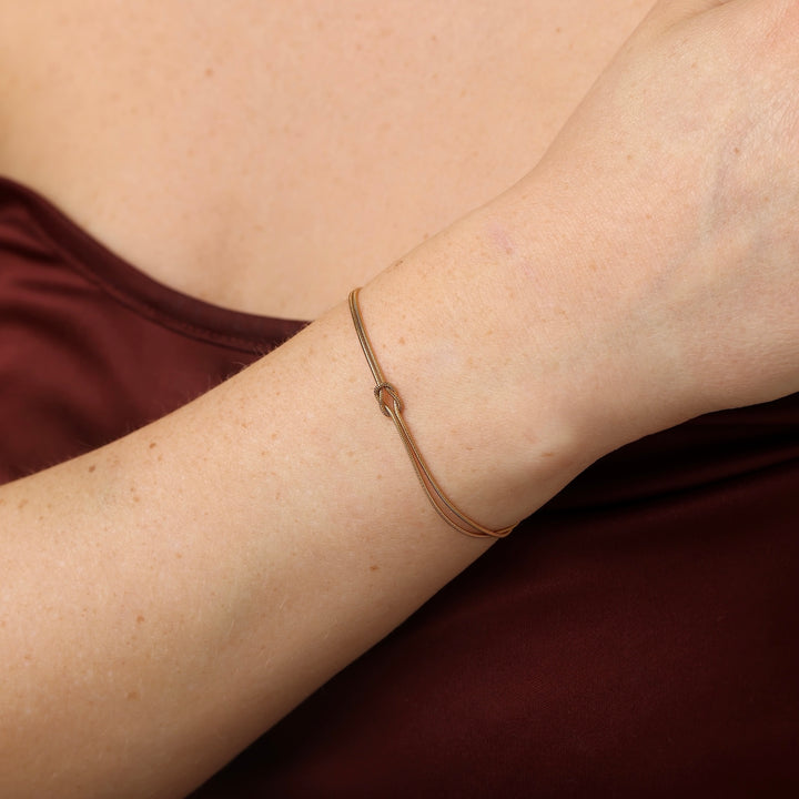 Mio - Knot Chain Armband Roestvrij Staal
