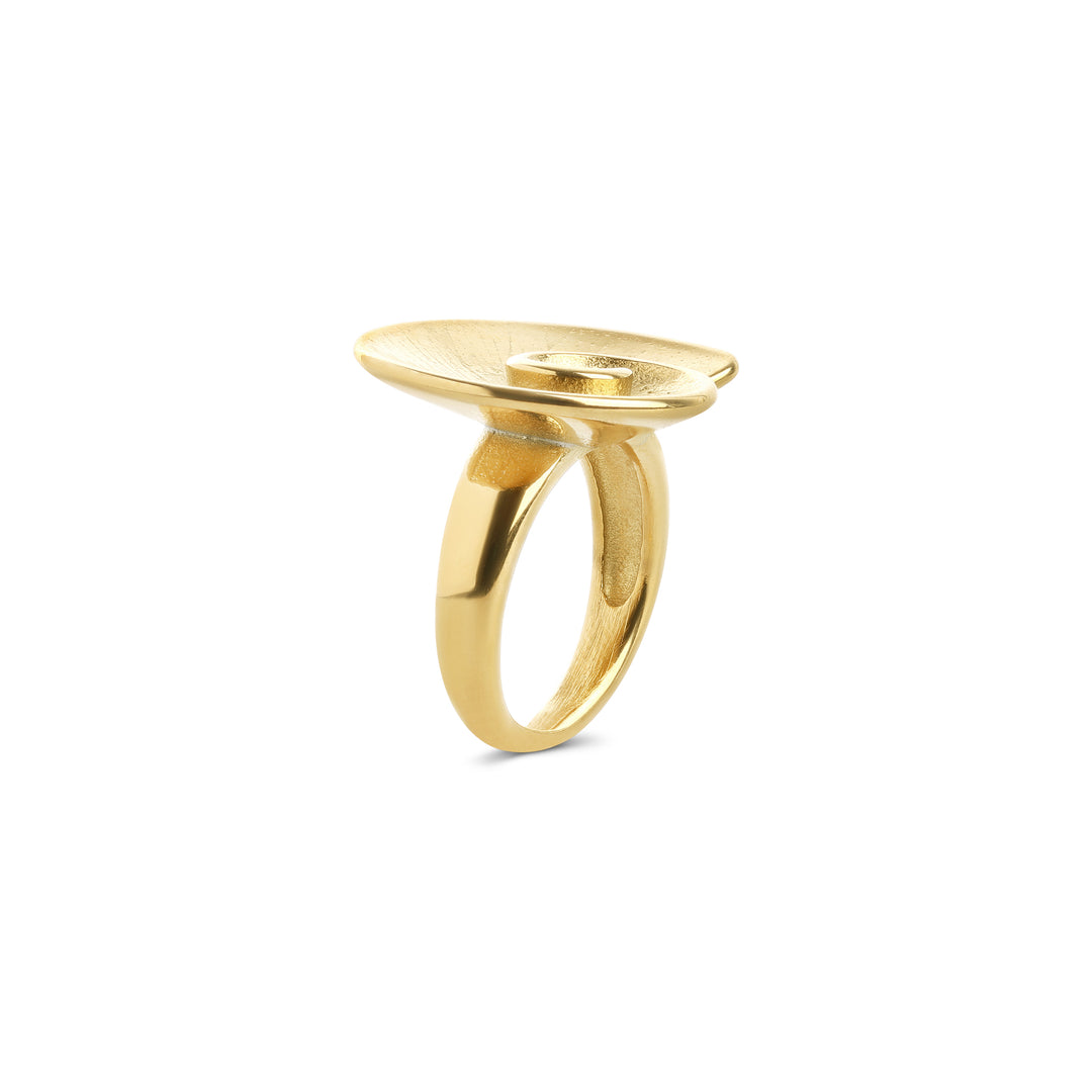 Marla - Bague Coquillage en Acier Inoxydable