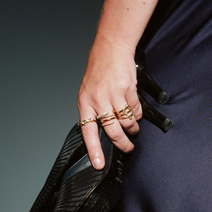 Jada – Crystal Ring in Stainless Steel | Timi of Sweden