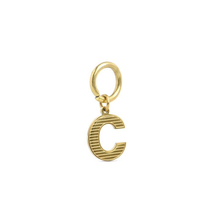 Sanya - Initital Charm Gold Stainless Steel