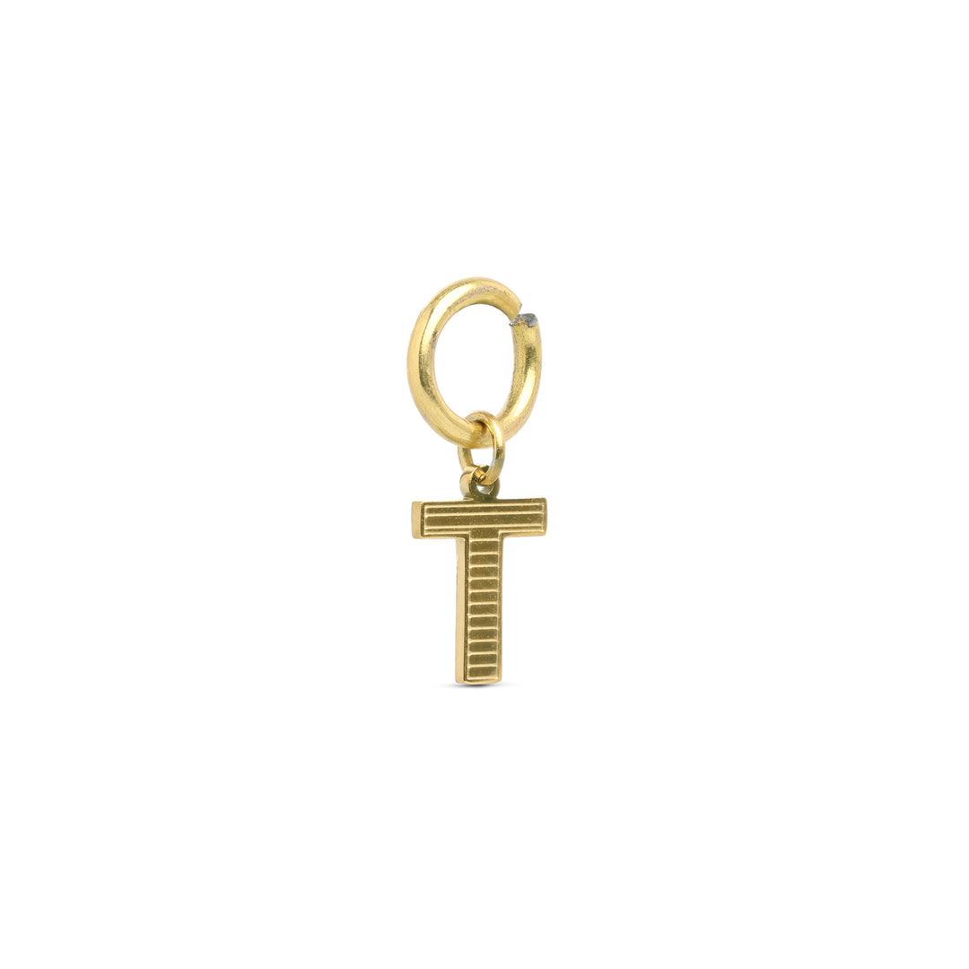 Sanya - Initital Charm Gold Stainless Steel