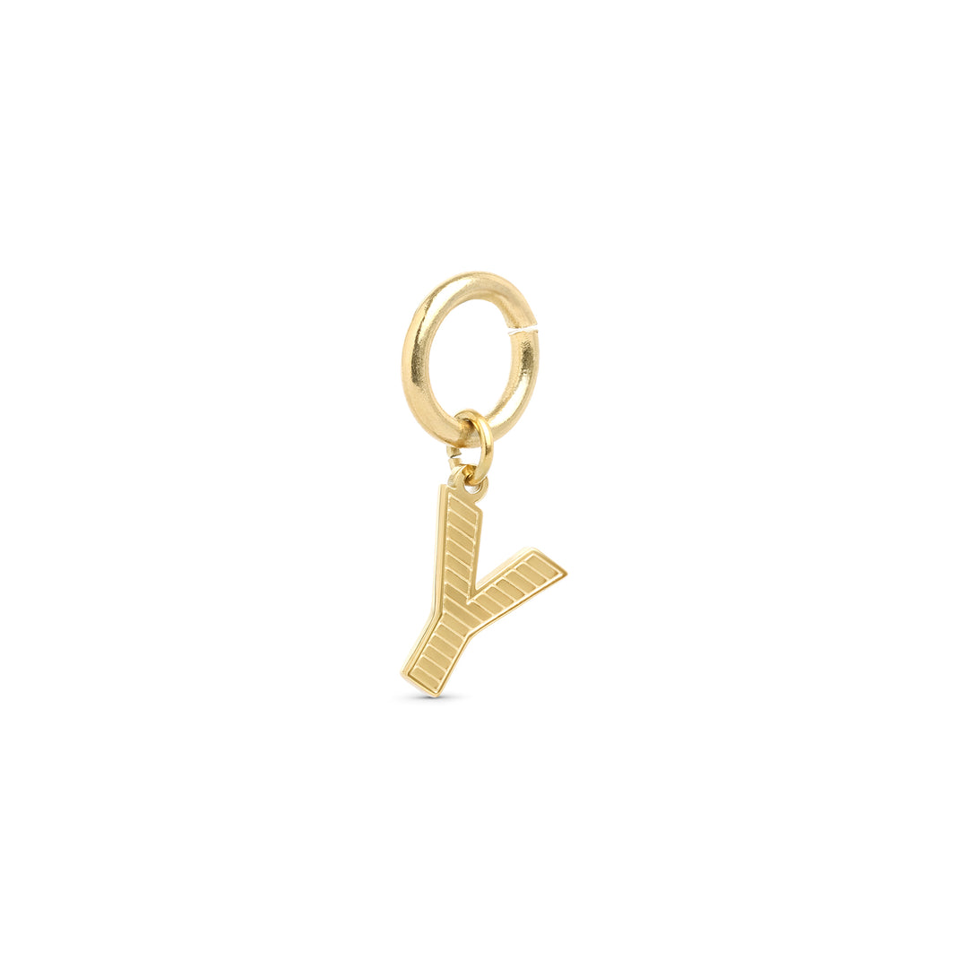 Sanya - Initital Charm Gold Stainless Steel
