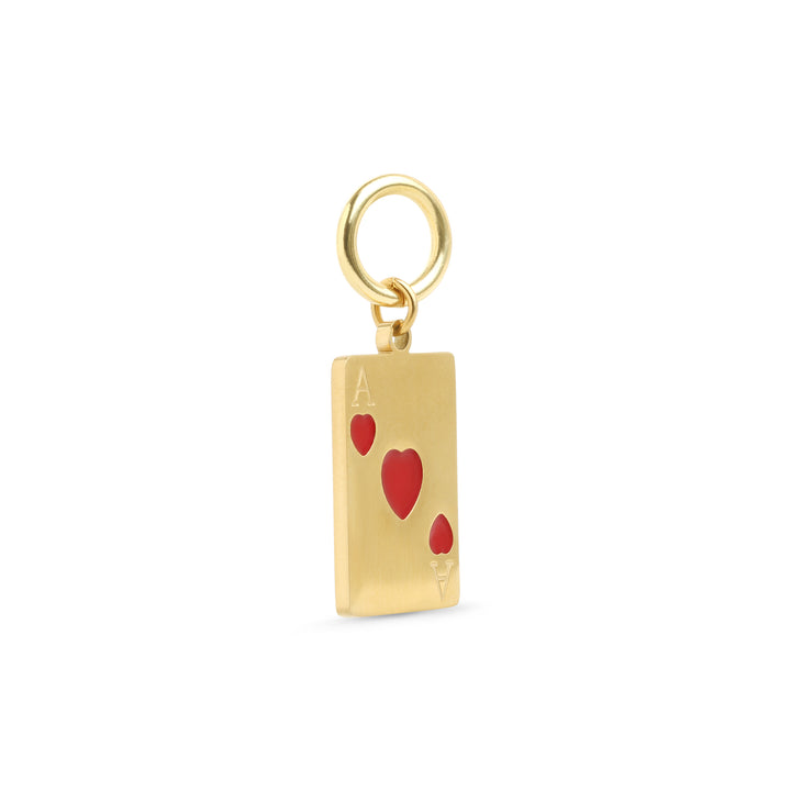 Etta - Ace of Hearts Charm Stainless Steel