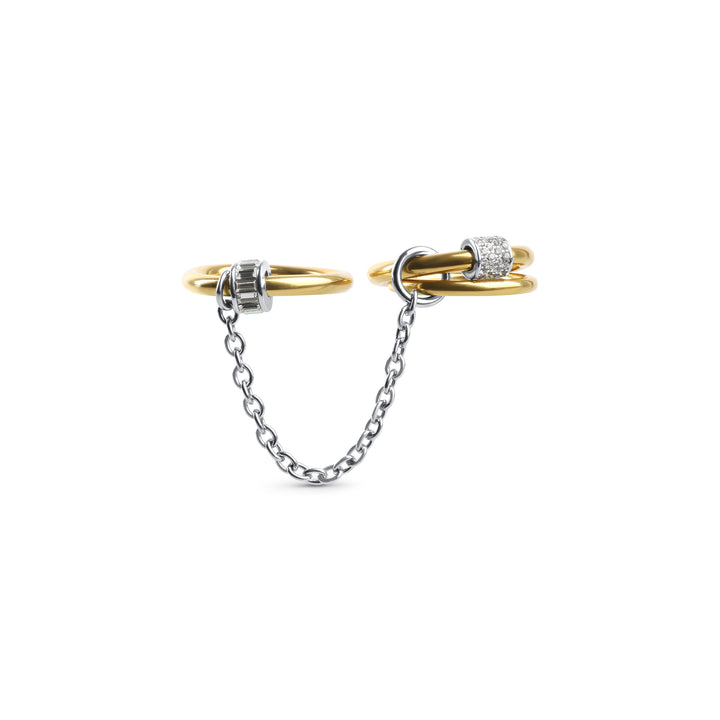 Inez - Triple Statement Ring Stainless Steel