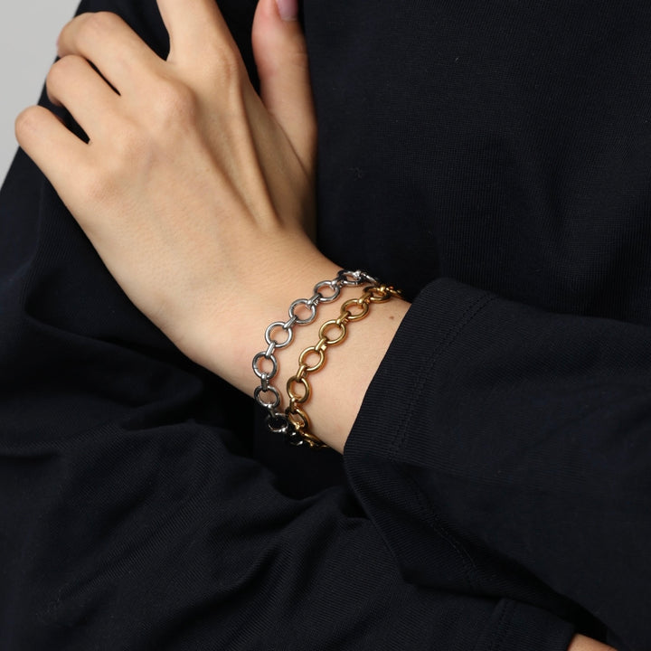 Lilo – bracelet à chaîne en acier inoxydable, argent | Timi of Sweden