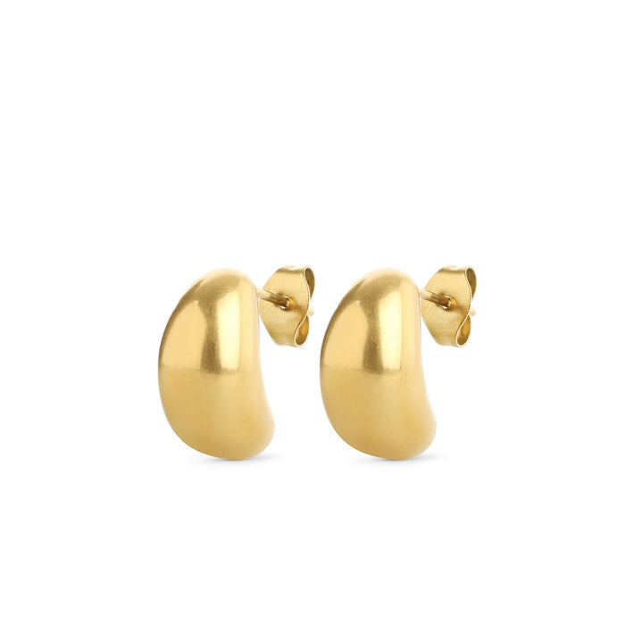 Louise – drop earrings in stainless steel, gold | Timi of Sweden