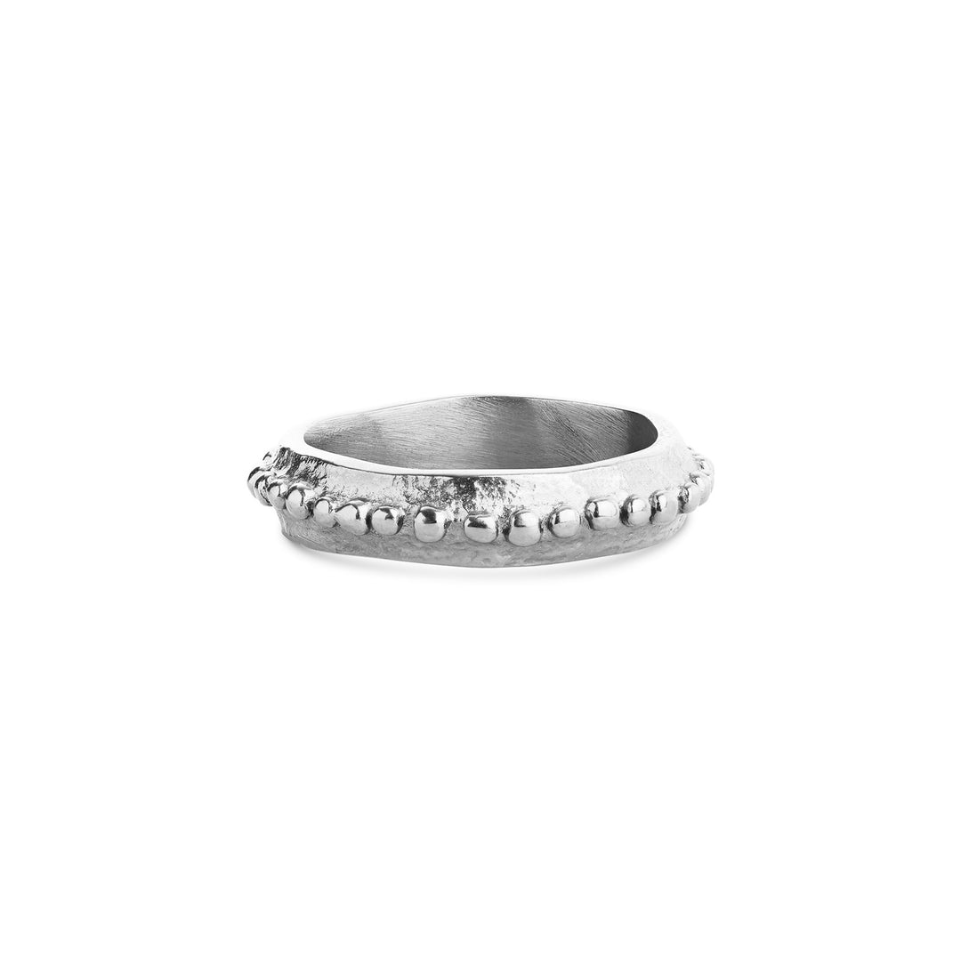 Alessia – bague bulles en acier inoxydable, argent | Timi of Sweden