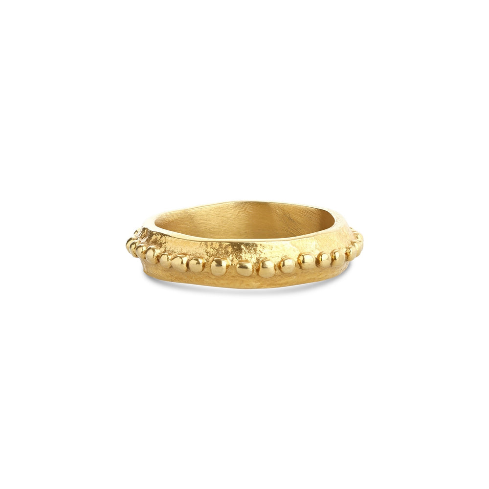 Alessia – bague bulles en acier inoxydable, or | Timi of Sweden