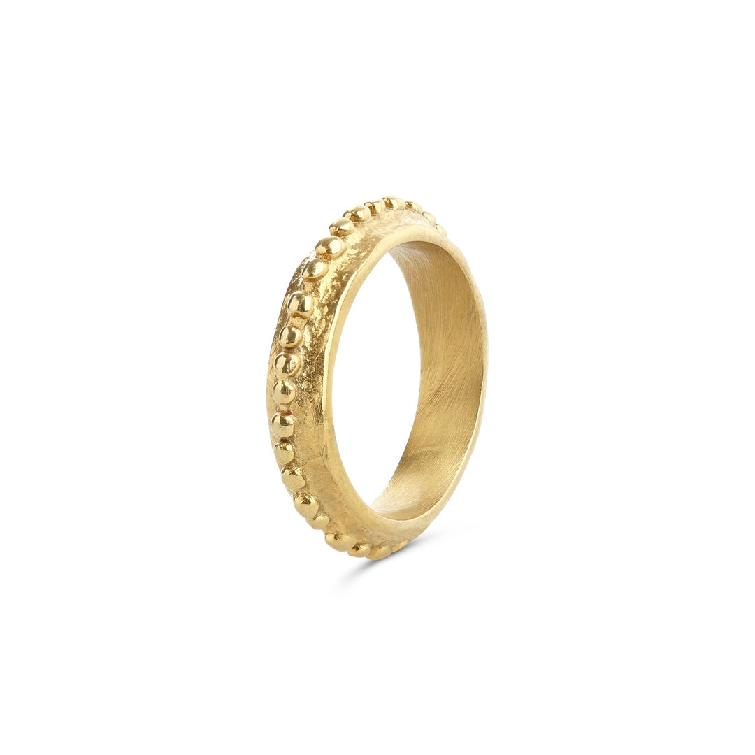 Alessia – bague bulles en acier inoxydable, or | Timi of Sweden