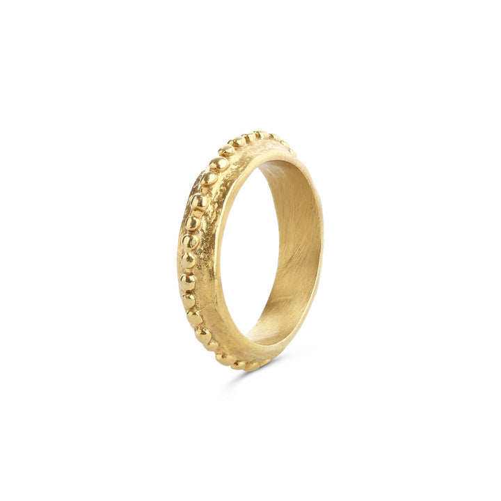 Alessia – bague bulles en acier inoxydable, or | Timi of Sweden
