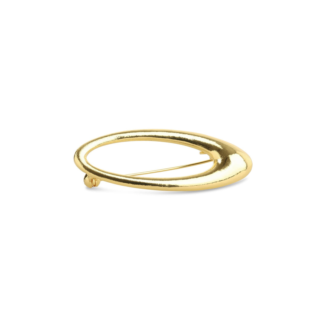 Illiona – strakke broche, goud | Timi of Sweden