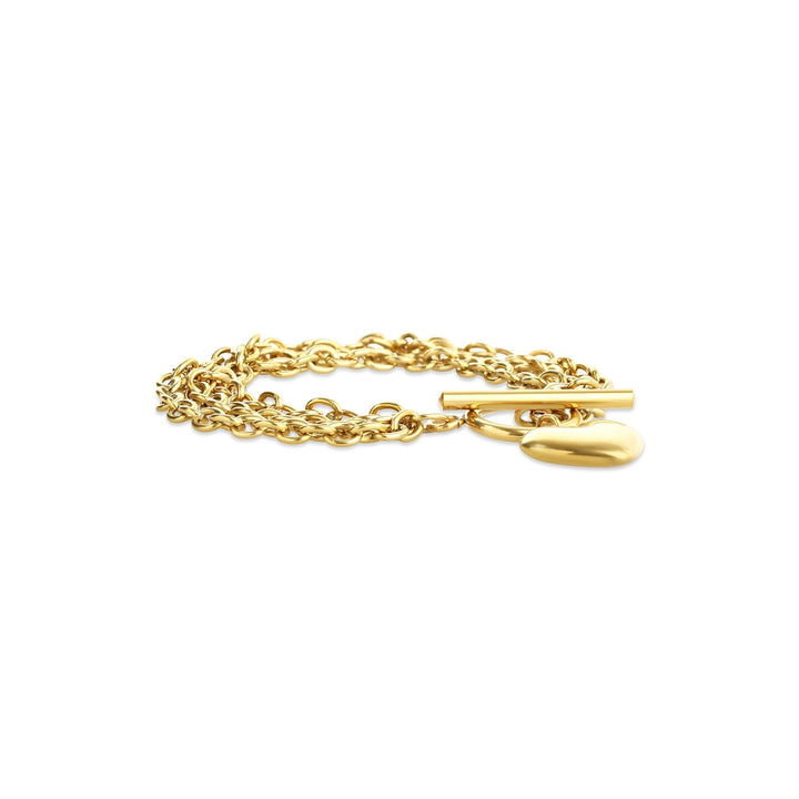 Emilia - Bracelet chaîne cœur