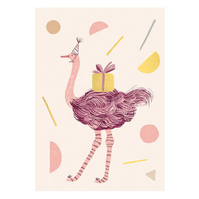 Ostrich Postcard