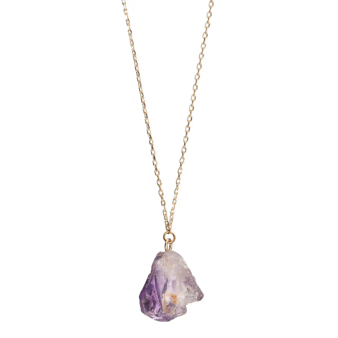 Necklace Semi-Precious Stone Amethyst