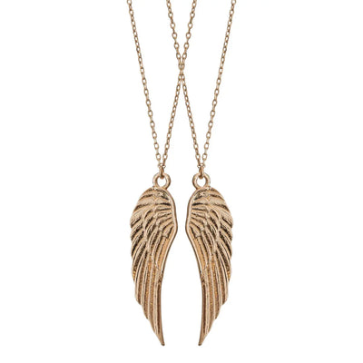 Wings Friendship Necklace Gold