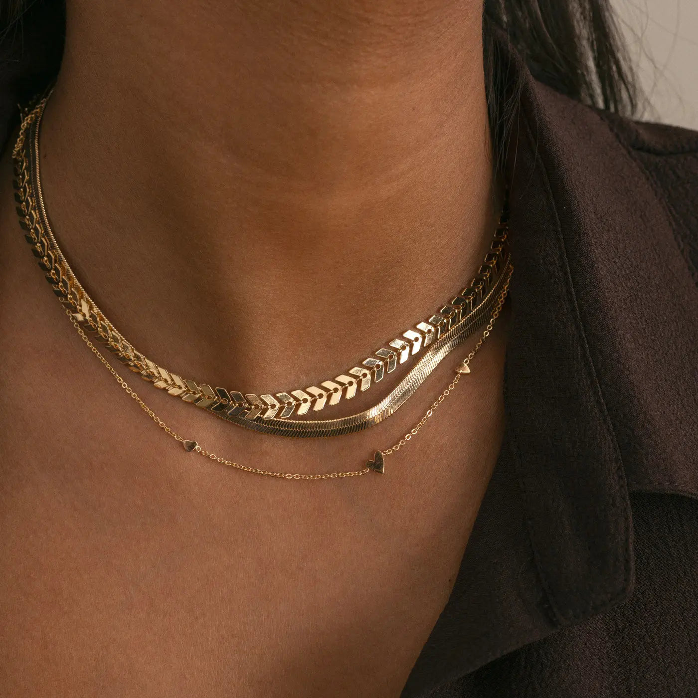Ivy - Snake Chain ketting roestvrij staal
