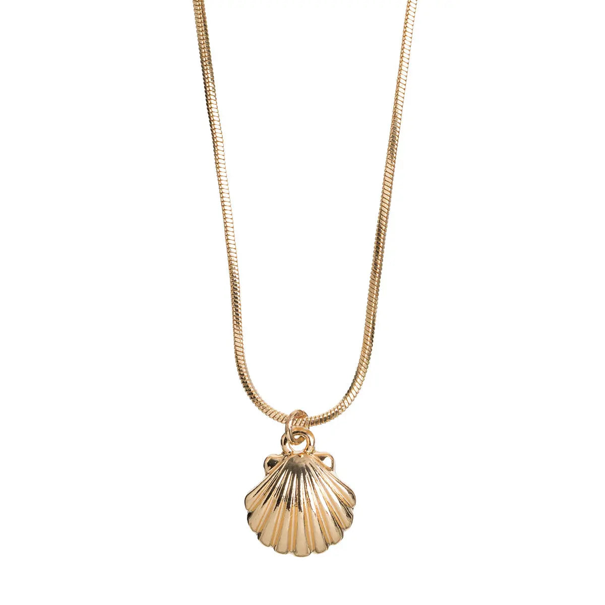 Mermaid Shell Necklace Gold