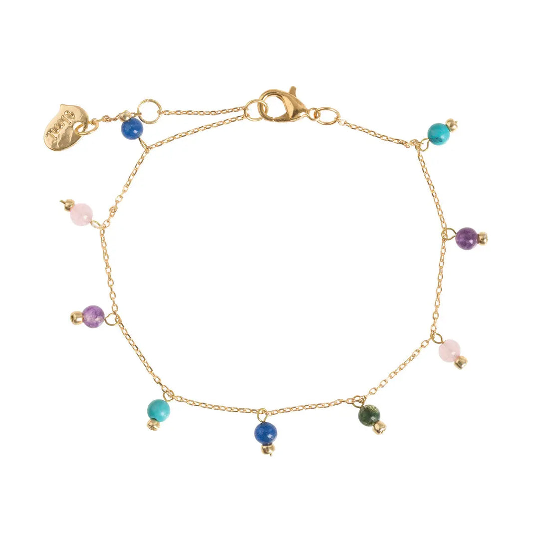 Colorful Precious Stone Bracelet