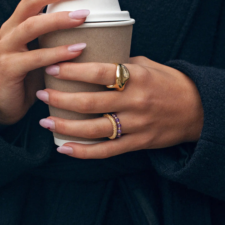 Stone Bead Ring Timi of Sweden