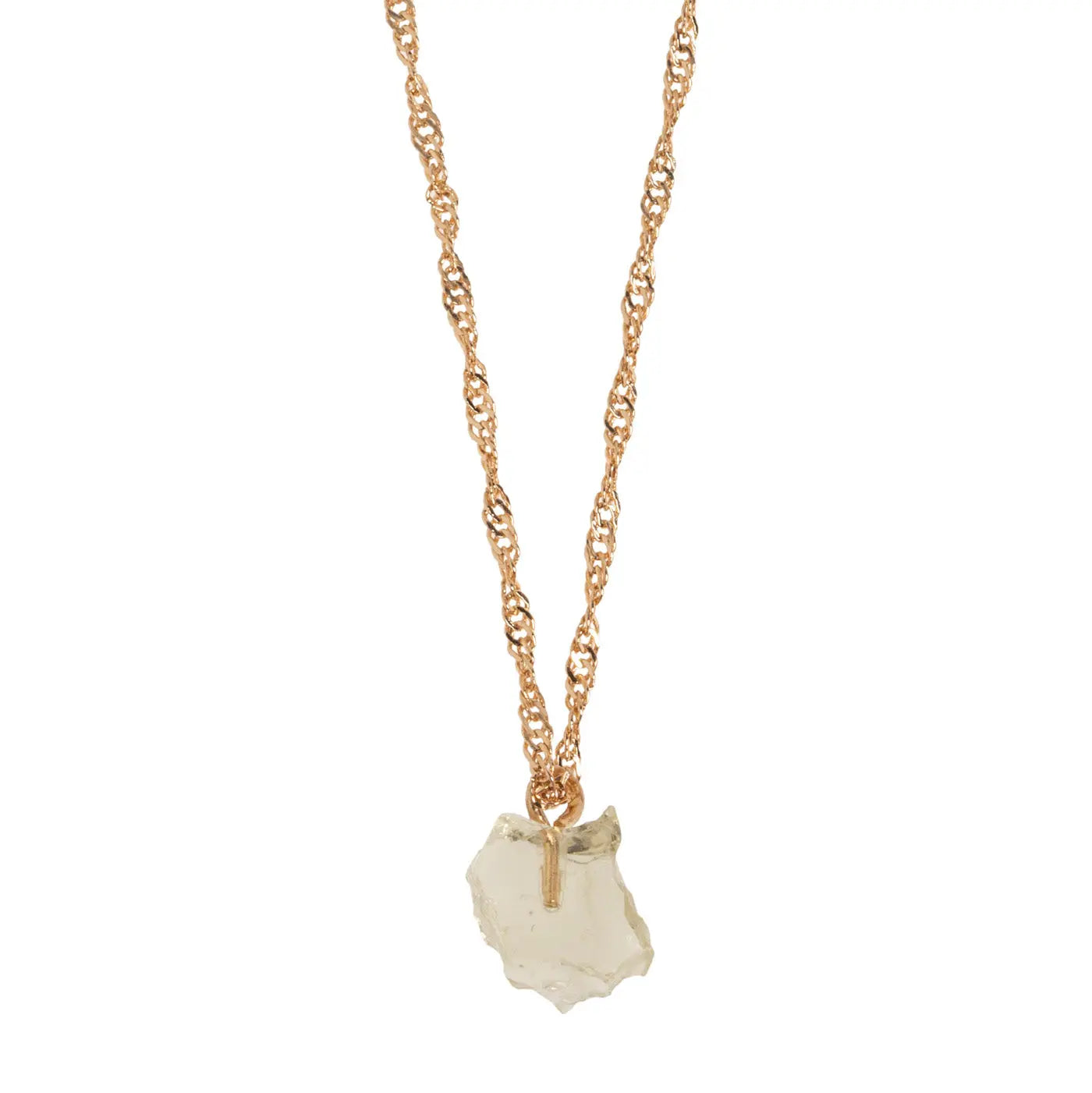 You are strong Citrine Necklace