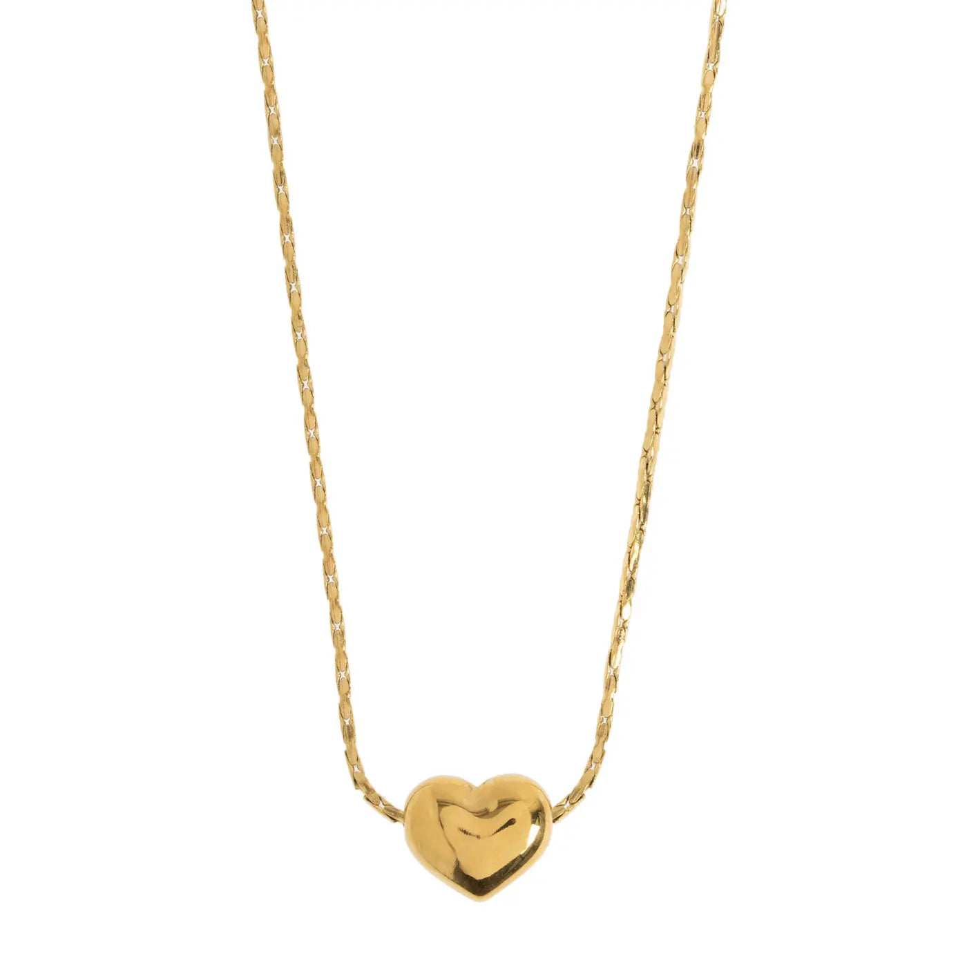 Sarah - Petite Heart Necklace Stainless Steel