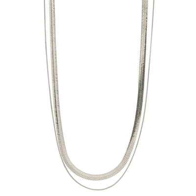 Ivy - Double Snake Chain Necklace Stainless Steel