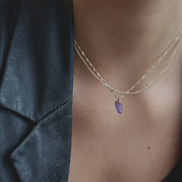 Stay Cool Amethyst Necklace